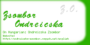 zsombor ondreicska business card